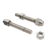 Chrome Rear Axle Adjuster Screw Cap - V-Twin 44-0597 - Evolution Softail 1987-1992