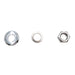 Chrome Front Axle Nut and Washer Kit - V-Twin 44-0599 - Shovelhead 1973+