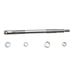 Chrome Front Axle Kit - V-Twin 44-0612 - Twin Cam Softail 2000-2006
