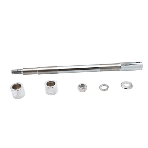 Chrome Front Axle Kit 12-15/16 Overall Length - V-Twin 44-0613 - OEM 43346-83B - Twin Cam 2000+