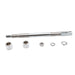 Chrome Front Axle Kit 12-15/16 Overall Length - V-Twin 44-0613 - OEM 43346-83B - Twin Cam 2000+