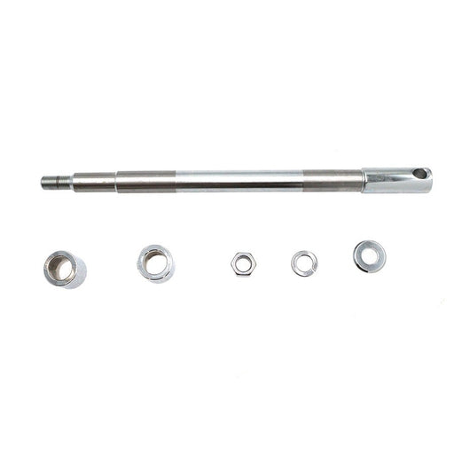 Chrome Front Axle Kit 12-15/16 Overall Length - V-Twin 44-0613 - OEM 43346-83B - Twin Cam 2000+