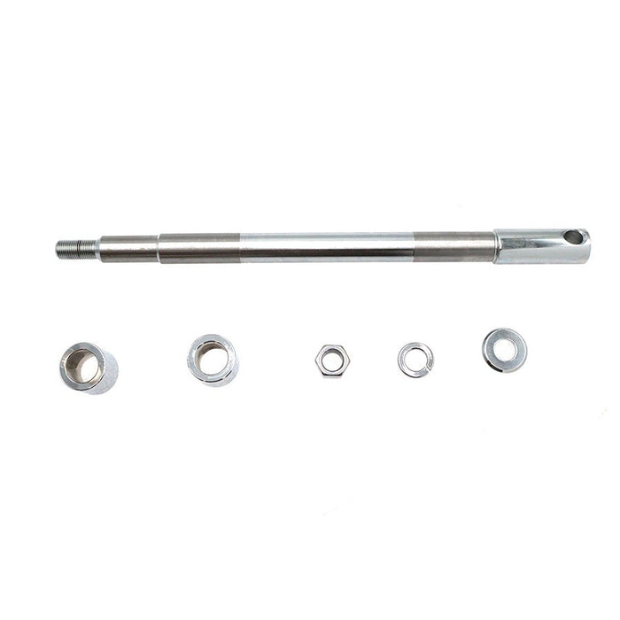 Chrome Front Axle Kit 12-15/16 Overall Length - V-Twin 44-0613 - OEM 43346-83B - Twin Cam 2000+