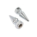 Chrome Axle Nut Kit Pike Style - V-Twin 44-0647