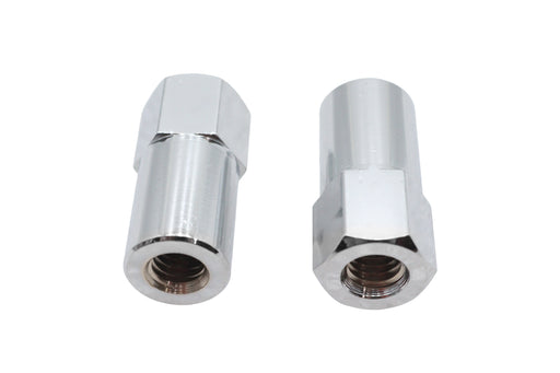 V-Twin Manufacturing Chrome Billet Nut Set Coarse Thread