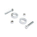 Chrome Rear Axle Adjuster Kit - V-Twin 44-0698 - OEM 4433 - Twin Cam Softail 2008-2017