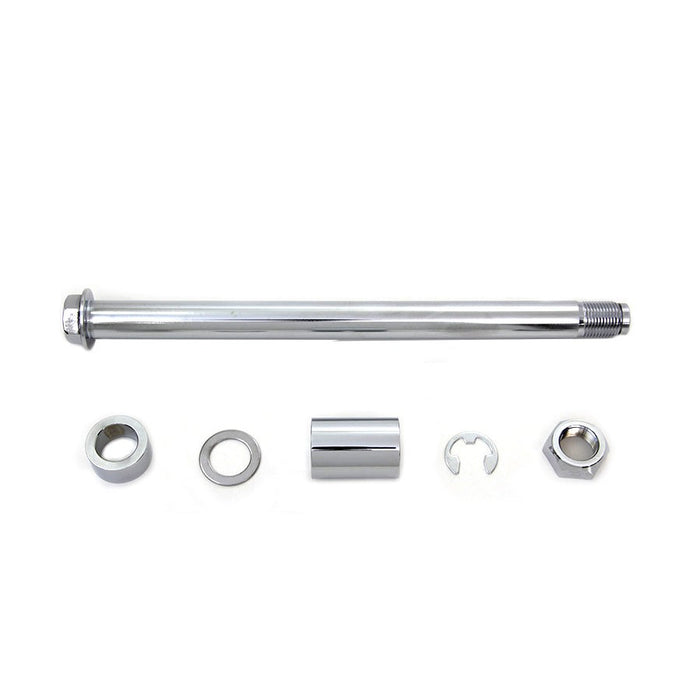 Chrome Rear Axle Kit - V-Twin 44-0713 - OEM 41114-08 - Twin Cam Dyna 2008-2017