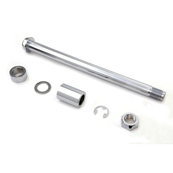 Chrome Rear Axle Kit - V-Twin 44-0713 - OEM 41114-08 - Twin Cam Dyna 2008-2017