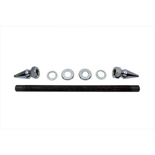 Chrome Rear Axle Kit Pike Type - V-Twin 44-0728