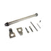 25mm Rear Axle Adjuster Kit Stainless Steel - V-Twin 44-0757 - Twin Cam Touring 2009-2013