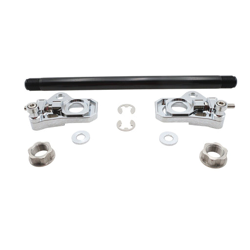 25mm Rear Axle Adjuster Kit Chrome - V-Twin 44-0764 - Twin Cam Touring 2009+