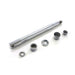 Chrome Front Axle Kit - V-Twin 44-0794 - Big Twin 2008-2023