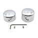 Chrome Rear Axle Nut Cap Set - V-Twin 44-0845 - OEM 42034-07 - Twin Cam Dyna 2006-2007