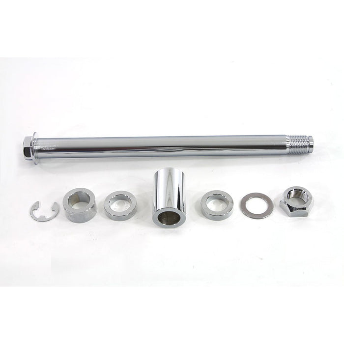 Chrome Rear Axle Kit - V-Twin 44-0893 - OEM 41641-08 - Twin Cam Softail 2008-2017