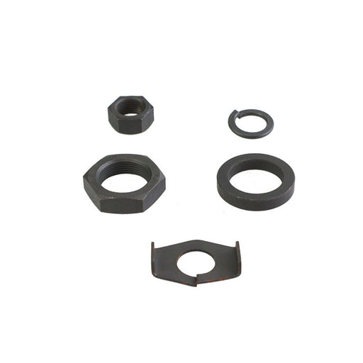 Parkerized Rear Axle Nut and Lock Kit - V-Twin 44-1046