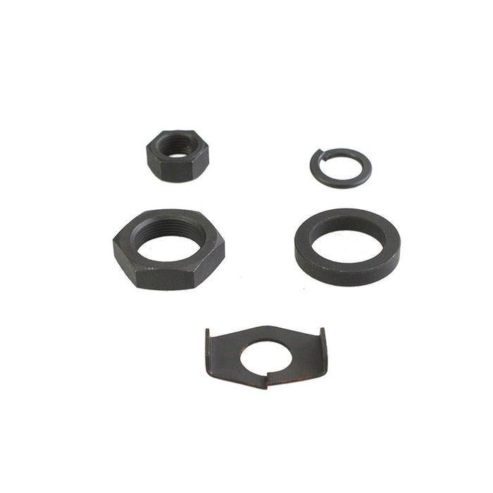 Parkerized Rear Axle Nut and Lock Kit - V-Twin 44-1046
