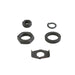 Parkerized Rear Axle Nut and Lock Kit - V-Twin 44-1046
