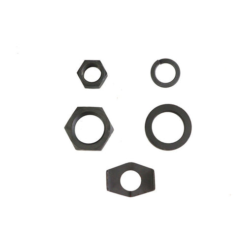 Parkerized Rear Axle Nut and Lock Kit - V-Twin 44-1046