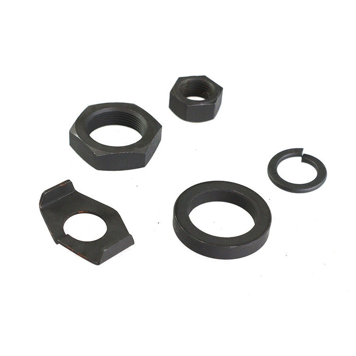 Parkerized Rear Axle Nut and Lock Kit - V-Twin 44-1046