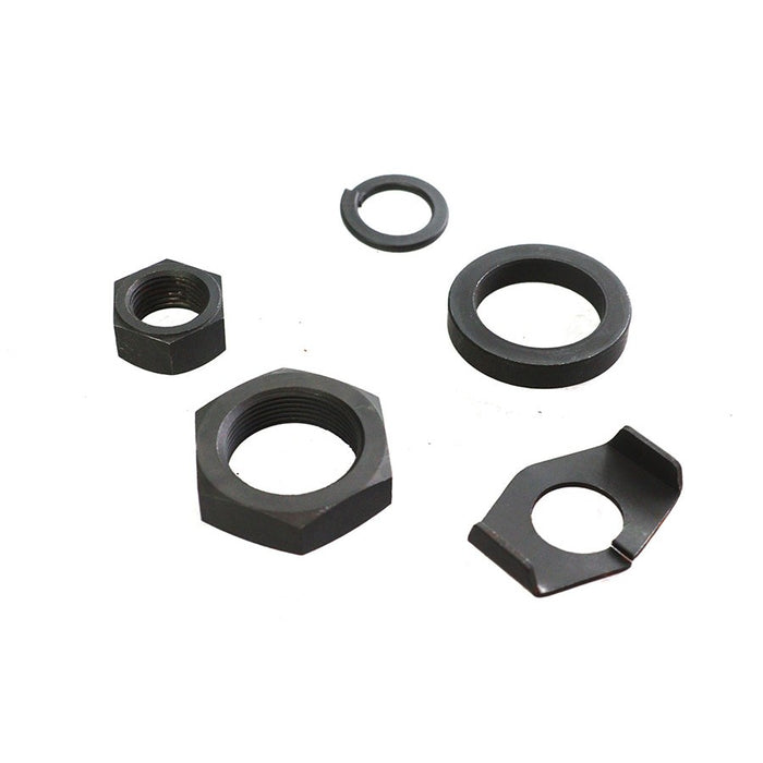 Parkerized Rear Axle Nut and Lock Kit - V-Twin 44-1046