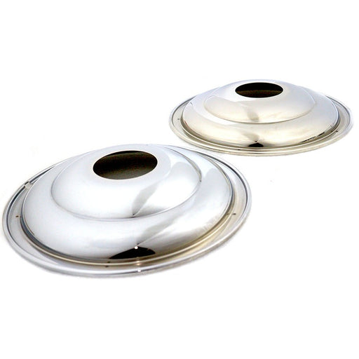 16 Rear Wheel Cover Set Chrome - V-Twin 45-0365 - Big Twin 1973-1984