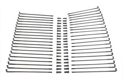 V-Twin Manufacturing Stainless Steel 19 Spoke Kit