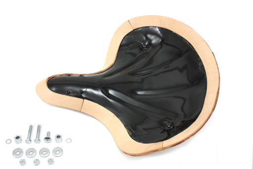Corbin Gentry Natural Leather Early Knucklehead Solo Seat Pan - additional view 2