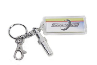 V-Twin Manufacturing Spark Plug Design Keychain