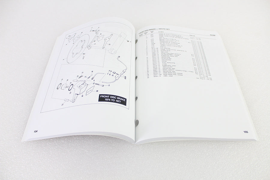 OE OE 1971-1984 FX Parts Manual - additional view 4