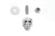 V-Twin Manufacturing Chrome Deco Skull