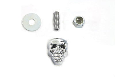 V-Twin Manufacturing Chrome Deco Skull