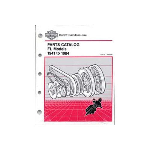 OE Harley Davidson Factory Parts Manual for 1941-1984 FL - OE 99456-84B - OEM 99456-84B
