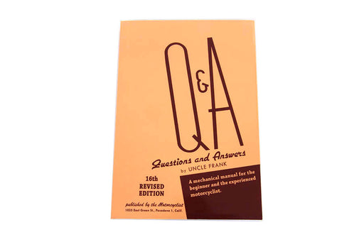 V-Twin Manufacturing Q & A Service Manual