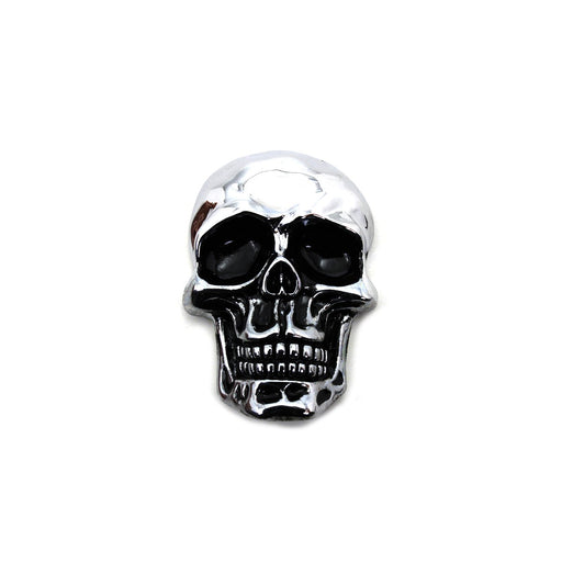 Pewter Skull Emblem - V-Twin 48-0495