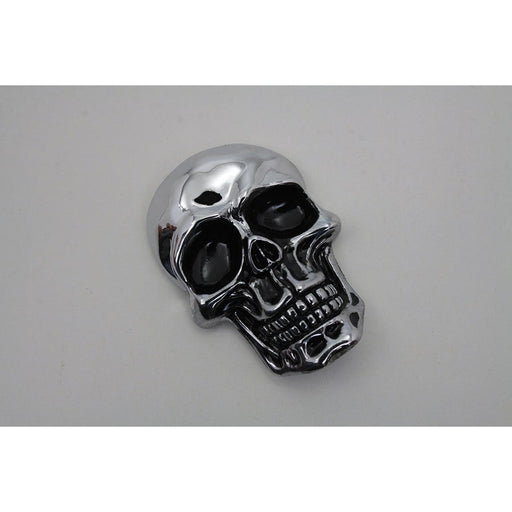Pewter Skull Emblem - V-Twin 48-0495