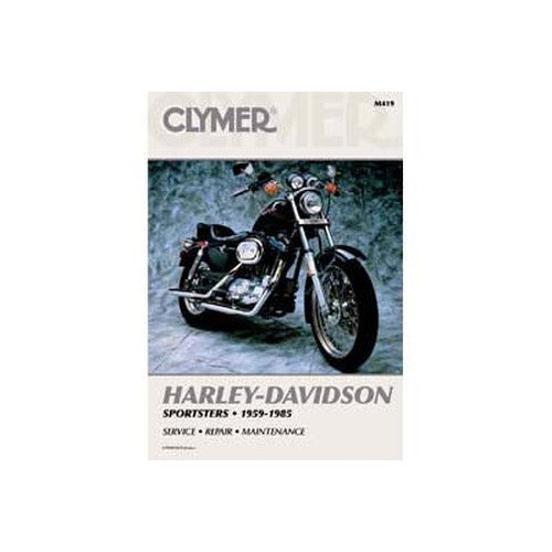 Clymer Repair Manual for 1959-1985 XL - Clymer Manuals CM419 - Ironhead 1959-1985