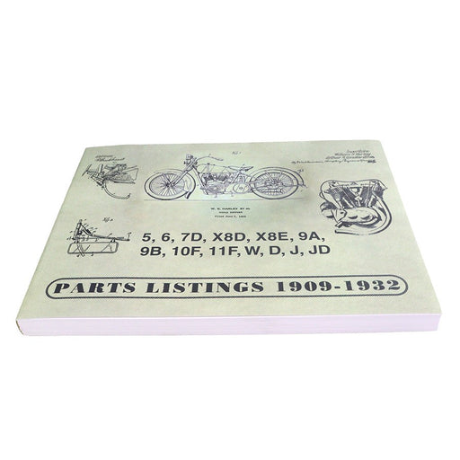 Parts Book for 1909-1932 V-Twins - V-Twin 48-0832