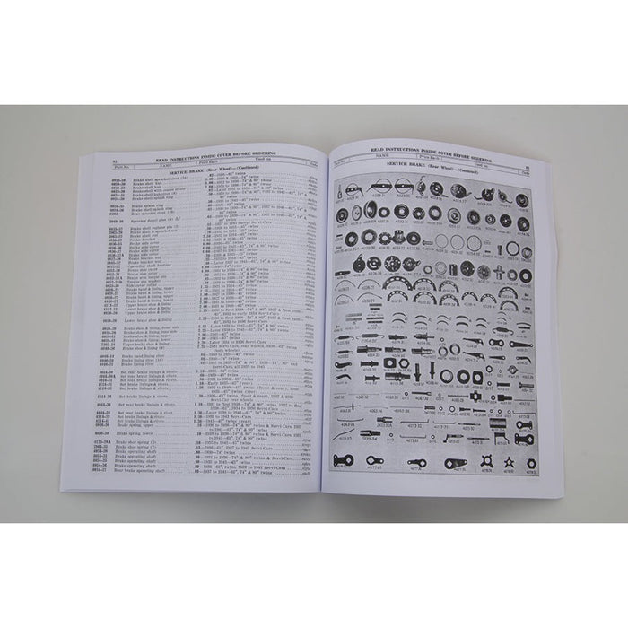 1930-1936 VL and 1936-1941 Overhead Valve Parts Book - V-Twin 48-0834