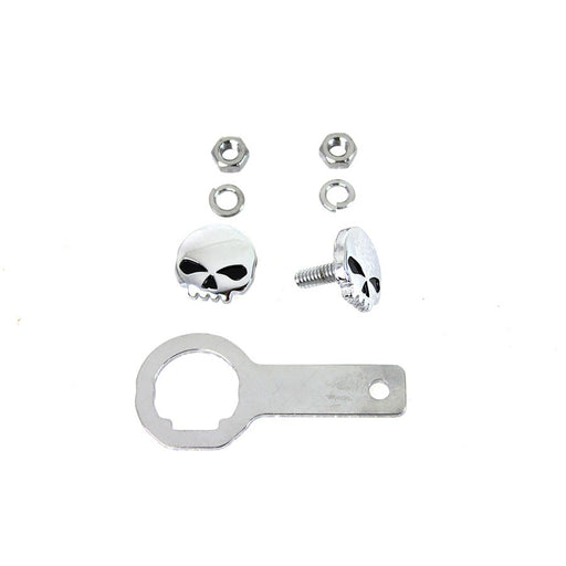 Skull License Plate Bolt Kit - V-Twin 48-0903