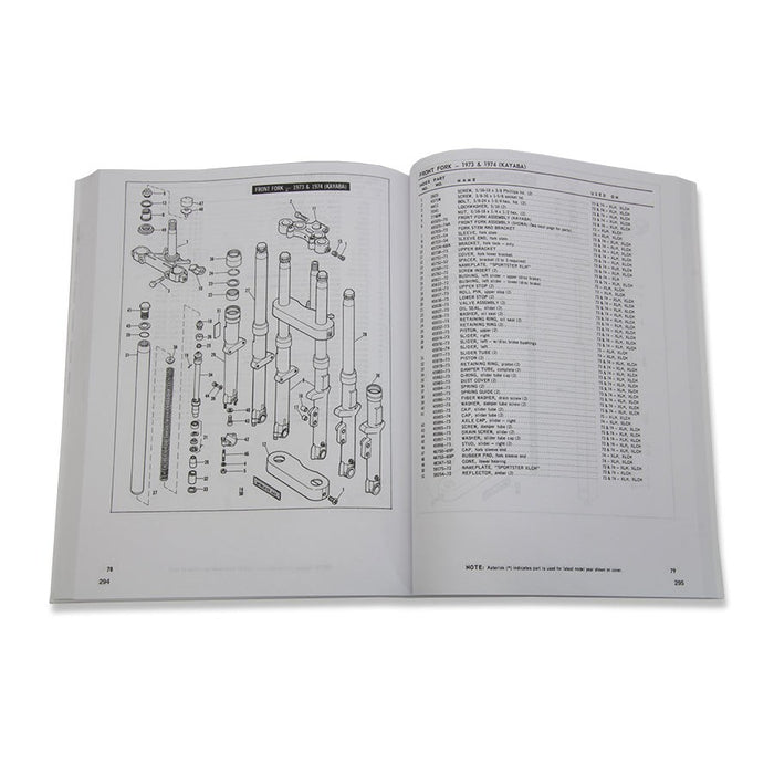 XLH Service and Parts Manual - V-Twin 48-0922 - Ironhead 1970-1976