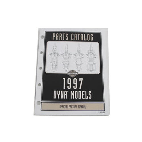 OE Factory Spare Parts Book for 1997 FXD - OE 99439-97A - OEM 99439-97A - Evolution Dyna 1997-1997