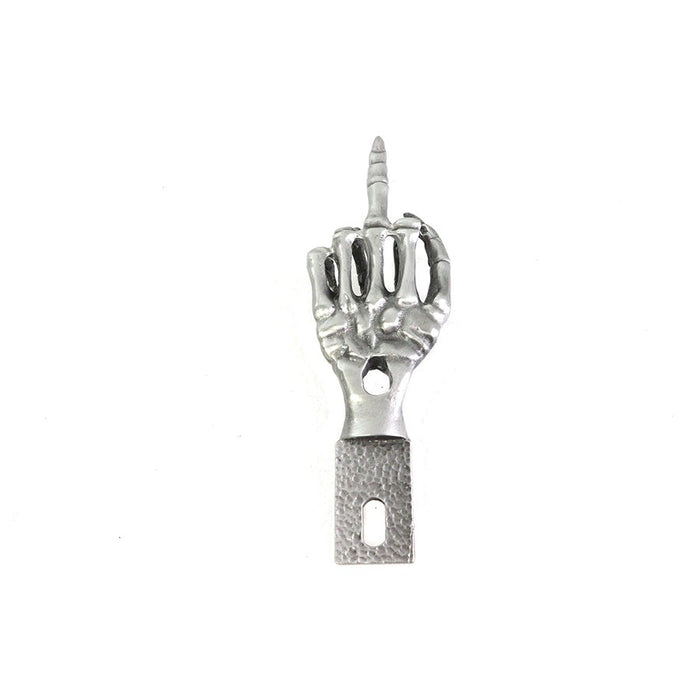 Middle Finger License Plate Topper - V-Twin 48-1497