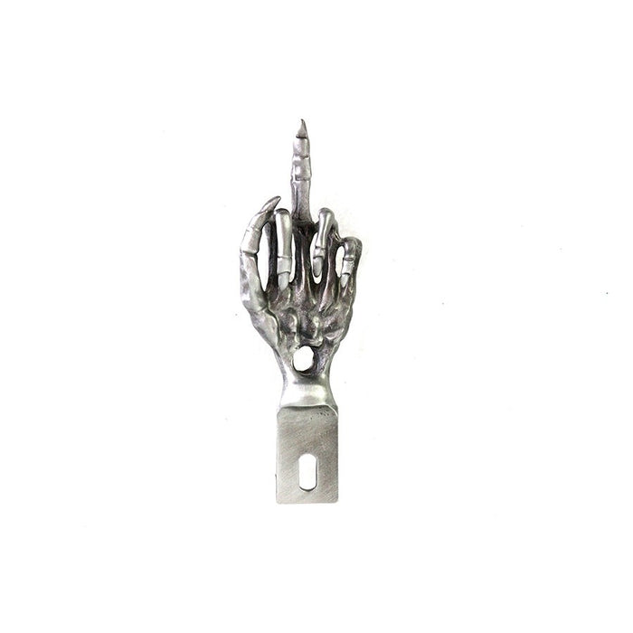 Middle Finger License Plate Topper - V-Twin 48-1497