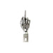 Middle Finger License Plate Topper - V-Twin 48-1497