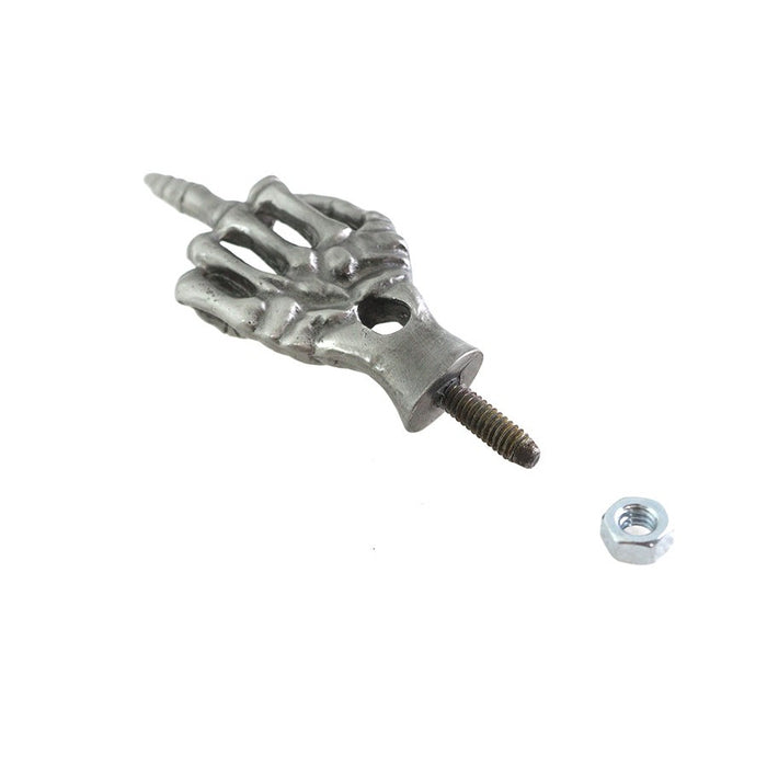 Middle Finger License Plate Topper with Stud Mount - V-Twin 48-1499
