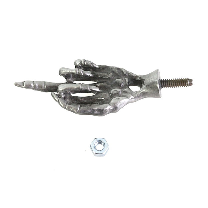 Middle Finger License Plate Topper with Stud Mount - V-Twin 48-1499
