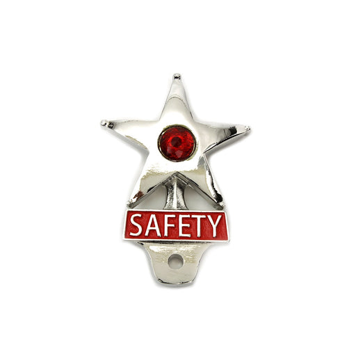 Safety License Plate Topper with Reflector - V-Twin 48-1608