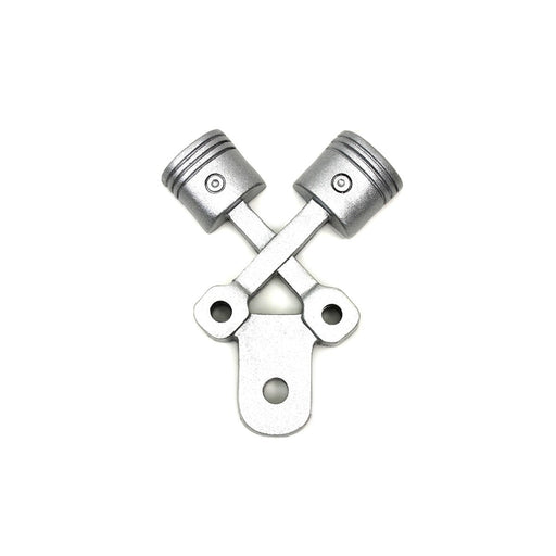 Piston License Plate Topper - V-Twin 48-1609
