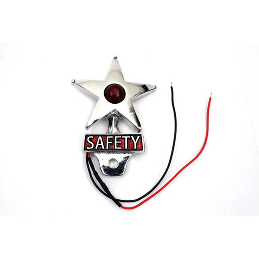 Safety License Plate Topper with LED Lamp - V-Twin 48-1618