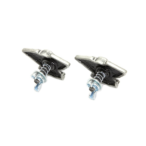 Skull on Panhead Engine License Plate Topper Set - V-Twin 48-1622